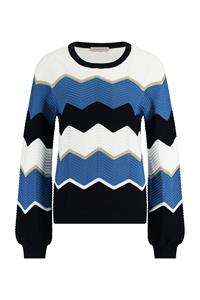 Studio Anneloes  Offwhite Zigzag pullover 