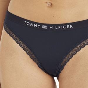 tommyhilfiger Tommy Hilfiger Tonal Logo Lace Thong 
