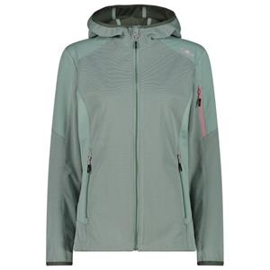 CMP  Women's Jacquard Softshell Jacket Zip Hood - Softshelljack, turkoois