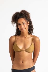 MATONA Damen vegan Triangle Bikini Top Moss