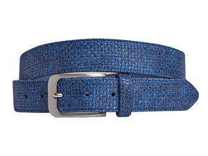 Lureaux Woven Aqua (Riem)  - Nette Riemen Voor Heren