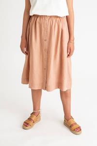 MATONA Damen vegan Midi Skirt Rosewood