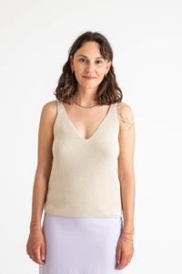 MATONA Damen vegan Knit Tank Oyster