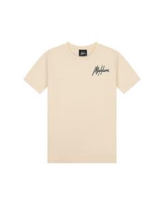 Malelions T-shirt sport counter - Beige