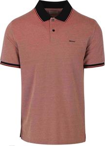 T-shirt Gant Shield Oxford Piqué Poloshirt Rood