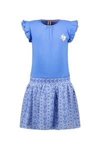 B.Nosy Meisjes jurk - Pelin - Soft blauw