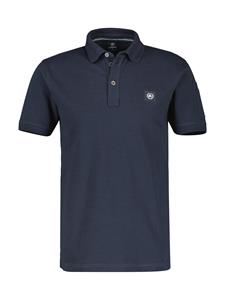 LERROS Poloshirt mit Logo-Badge auf der Brust