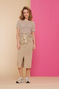 Geisha Jeansskirt jog zand