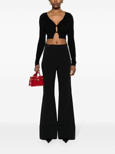Jacquemus Flared broek - Zwart
