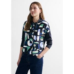 Cecil Kapuzenshirt, mit geometrischem Muster