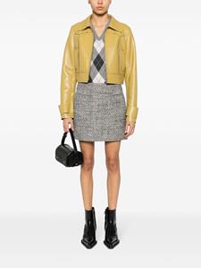 goldengoose Golden Goose Bouclé mini-rok - Zwart