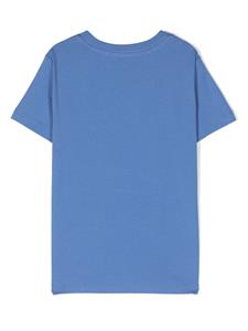 poloralphlaurenkids POLO RALPH LAUREN KIDS Katoenen T-shirt met borduurwerk - Blauw