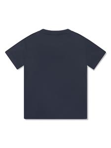 emporioarmanikids Emporio Armani Kids Jersey T-shirt met logoband - Blauw