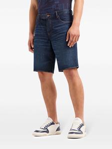 Armani Exchange Shorts met logopatch - Blauw