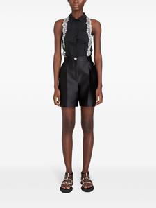 giambattistavalli Giambattista Valli Geplooide shorts van zijde-satijn - Zwart