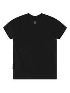 philipppleinjunior Philipp Plein Junior T-shirt met tijgerprint - Zwart