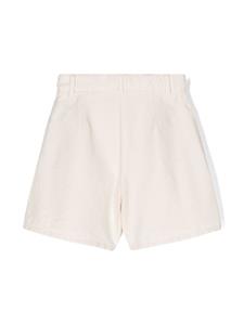 missonikids Missoni Kids Geplooide shorts met wijde pijpen - Beige