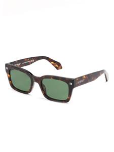 off-whiteeyewear Off-White Eyewear Midland zonnebril met vierkant montuur - Bruin