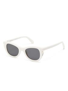 off-whiteeyewear Off-White Eyewear Boulder zonnebril met cat-eye montuur - Wit