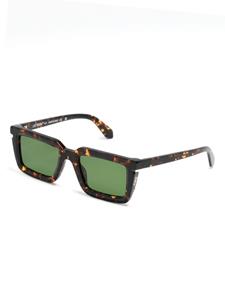 off-whiteeyewear Off-White Eyewear Zonnebril met vierkant montuur - Bruin