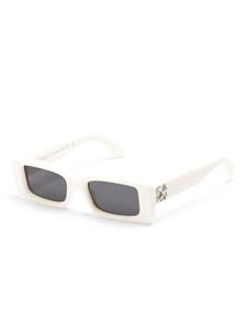 off-whiteeyewear Off-White Eyewear Arthur zonnebril met rechthoekig montuur - Wit