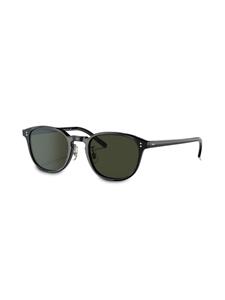 oliverpeoples Oliver Peoples Fairmont zonnebril met rond montuur - Zwart