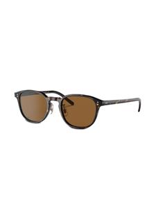 oliverpeoples Oliver Peoples Fairmont Sun-F zonnebril met rond montuur - Groen