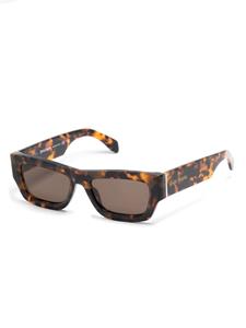 palmangelseyewear Palm Angels Eyewear Zonnebril met rechthoekig montuur - Bruin
