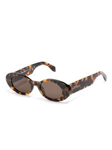 palmangelseyewear Palm Angels Eyewear Gilroy zonnebril met ovalen montuur - Bruin
