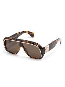 palmangelseyewear Palm Angels Eyewear Zonnebril met piloten montuur - Bruin