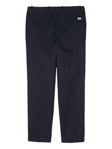 maisonkitsuné Maison Kitsuné Broek met krijtstreep - Blauw