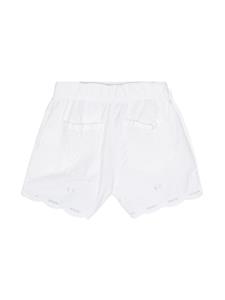 stellamccartneykids Stella McCartney Kids Shorts met broderie anglaise - Wit