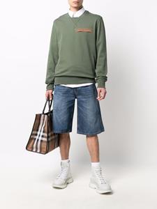 alexandermcqueen Alexander McQueen Sweater met logopatch - Groen