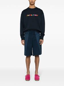 jwanderson JW Anderson Katoenen sweater met geborduurd logo - Blauw