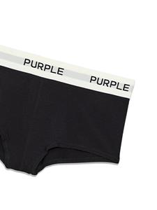 purplebrand Purple Brand Slip met logoband - Zwart