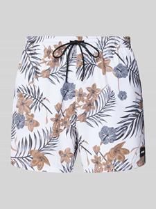 BOSS Badeshorts Piranha Druck Beige