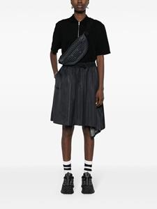 Y-3 Gestreepte rok - Zwart
