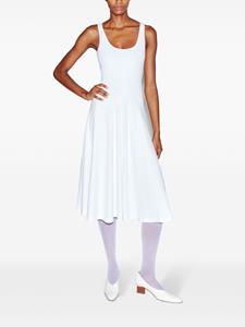 rosettagetty Rosetta Getty Flared midi-jurk - Wit