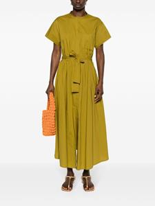 forteforte Forte Forte Blousejurk met bandkraag - Groen