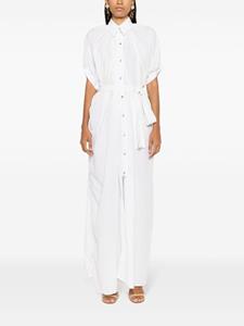 amirslama Amir Slama Blousejurk met gestrikte taille - Wit