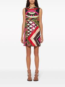 PUCCI Zijden mini-jurk met Vivara-print - Zwart