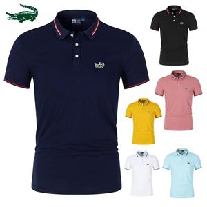 CARTELO 2024 Spring/Summer New Embroidered Polo Men's Breathable Top Quick Drying Polo Shirt Moisture Wicking Polo Shirt