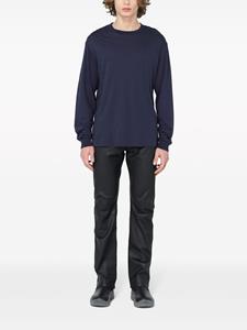 John Elliott crew-neck rib-trim jumper - Blauw