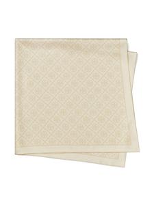 toryburch Tory Burch Zijden vierkante sjaal met T-monogram - Beige