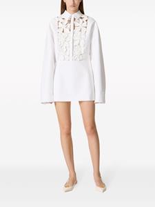 valentinogaravani Valentino Garavani Blousejurk met geborduurde bloemen - Wit