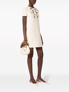 valentinogaravani Valentino Garavani Crepe Couture mini-jurk met borduurwerk - Wit