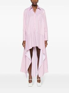 viktor&rolf Viktor & Rolf Violant asymmetrische maxi-blousejurk - Rood