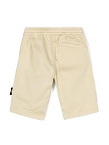 stoneislandjunior Stone Island Junior Bermuda shorts met Compass-logopatroon - Beige