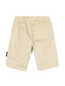 Stone Island Junior Bermuda shorts met Compass-logopatroon - Beige