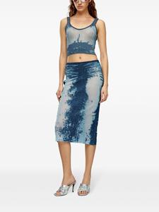 Diesel Midi-rok - Blauw